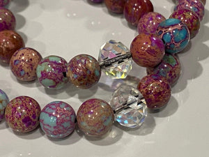 Aromatherapy Healing Stone Bracelet - GALAXY JASPER - Oakwood Natural Living
