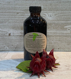 Hibiscus Syrup Concentrate - Oakwood Natural Living