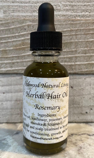 Rosemary Herbal Hair Oil - Oakwood Natural Living