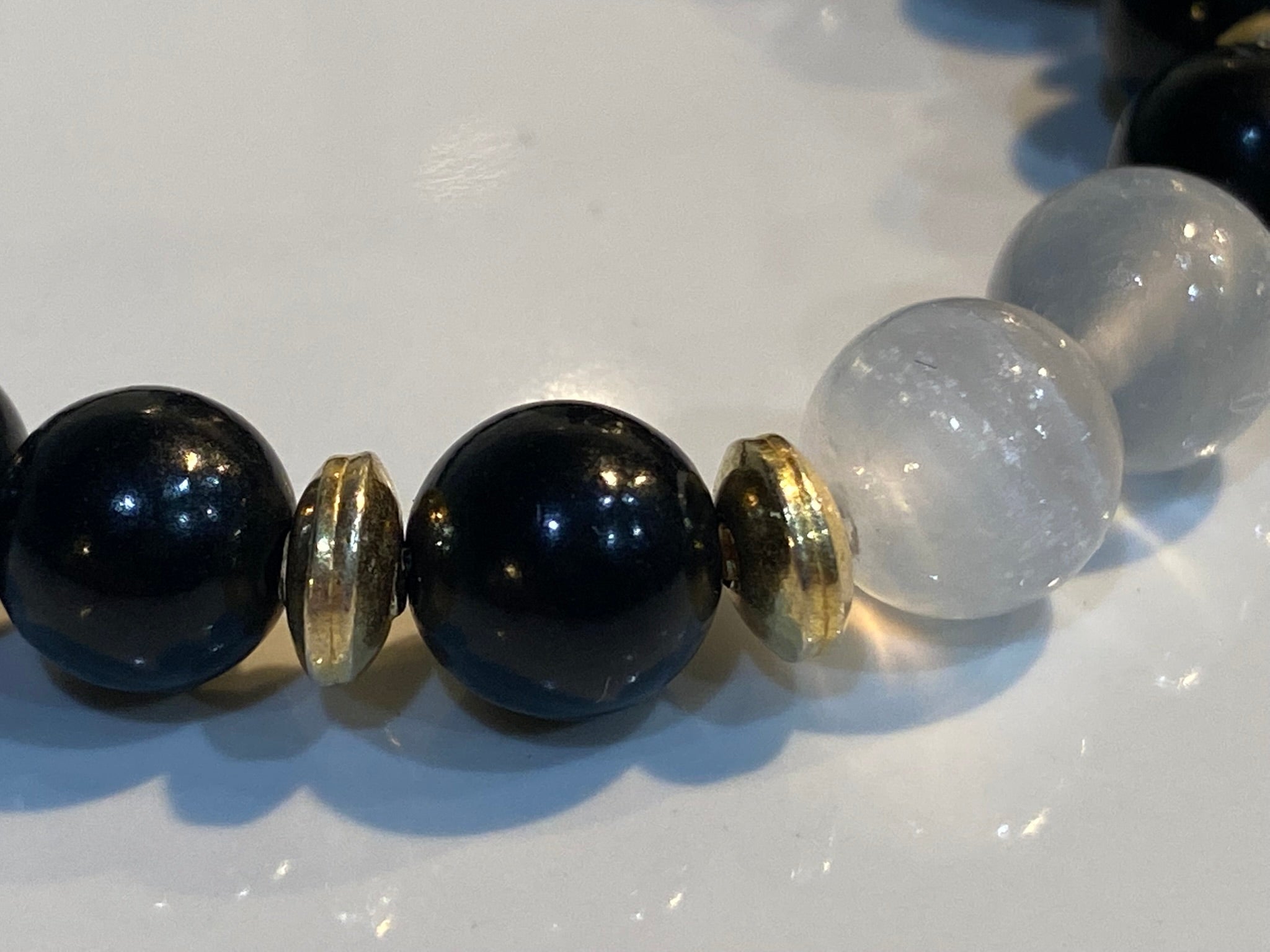 Shungite Bracelet - 8mm Beads, Unisex | Karelia Creations