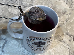 Herbal Tea Strainer Stainless Steel - Oakwood Natural Living