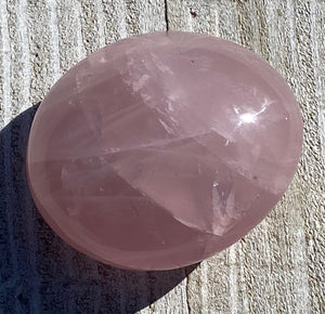 Rose Quartz Palm Stone - Oakwood Natural Living