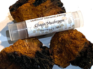 Chaga Mushroom Lip Balm - Oakwood Natural Living