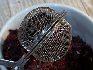 Herbal Tea Strainer Stainless Steel - Oakwood Natural Living