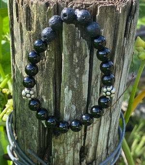 Aromatherapy Healing Stone Bracelet - Black Tourmaline