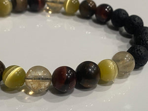 Aromatherapy Healing Stone Bracelet  FOCUS - Oakwood Natural Living