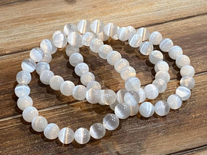 Healing Stone Bracelet - Selenite - Oakwood Natural Living