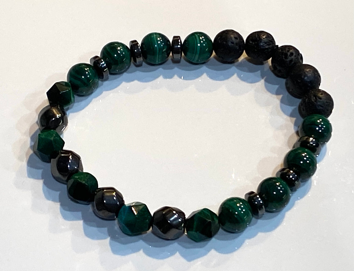 Aromatherapy Healing Stone Bracelet  PROTECTION - Oakwood Natural Living