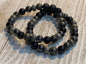 Aromatherapy Healing Stone Bracelet   EMF Protection