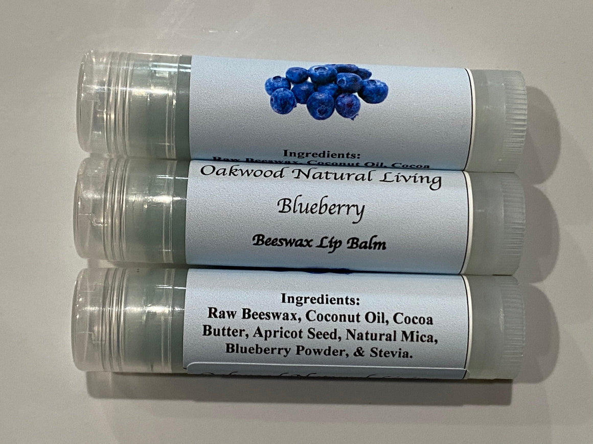 Lip Balm - Blueberry - Oakwood Natural Living