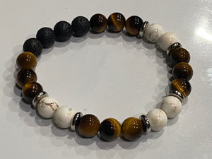 Aromatherapy Healing Stone Bracelet - Tigers Eye