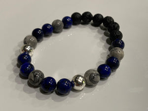 Aromatherapy Healing Stone Bracelet  - Self Heal - Blue Lapis - Oakwood Natural Living