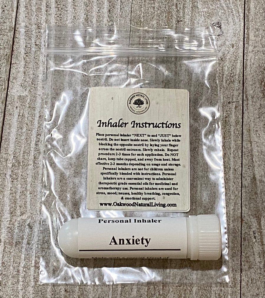 Personal Inhaler -Anxiety- - Oakwood Natural Living