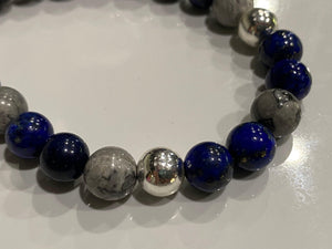 Aromatherapy Healing Stone Bracelet  - Self Heal - Blue Lapis - Oakwood Natural Living