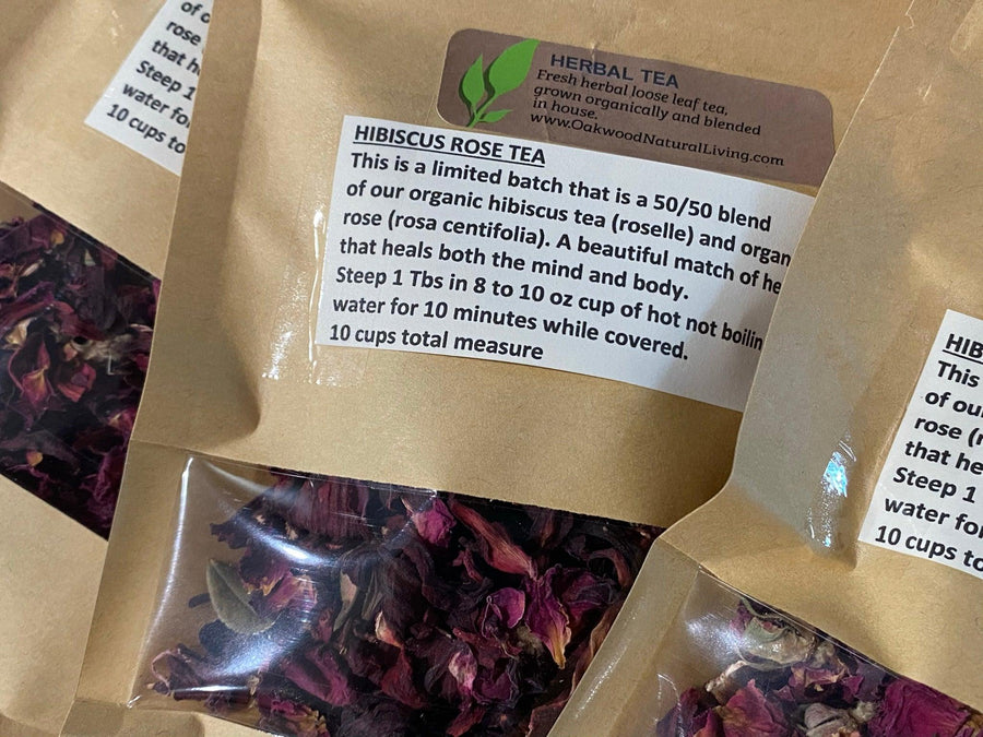 Herbal Tea - Hibiscus Rose - Oakwood Natural Living