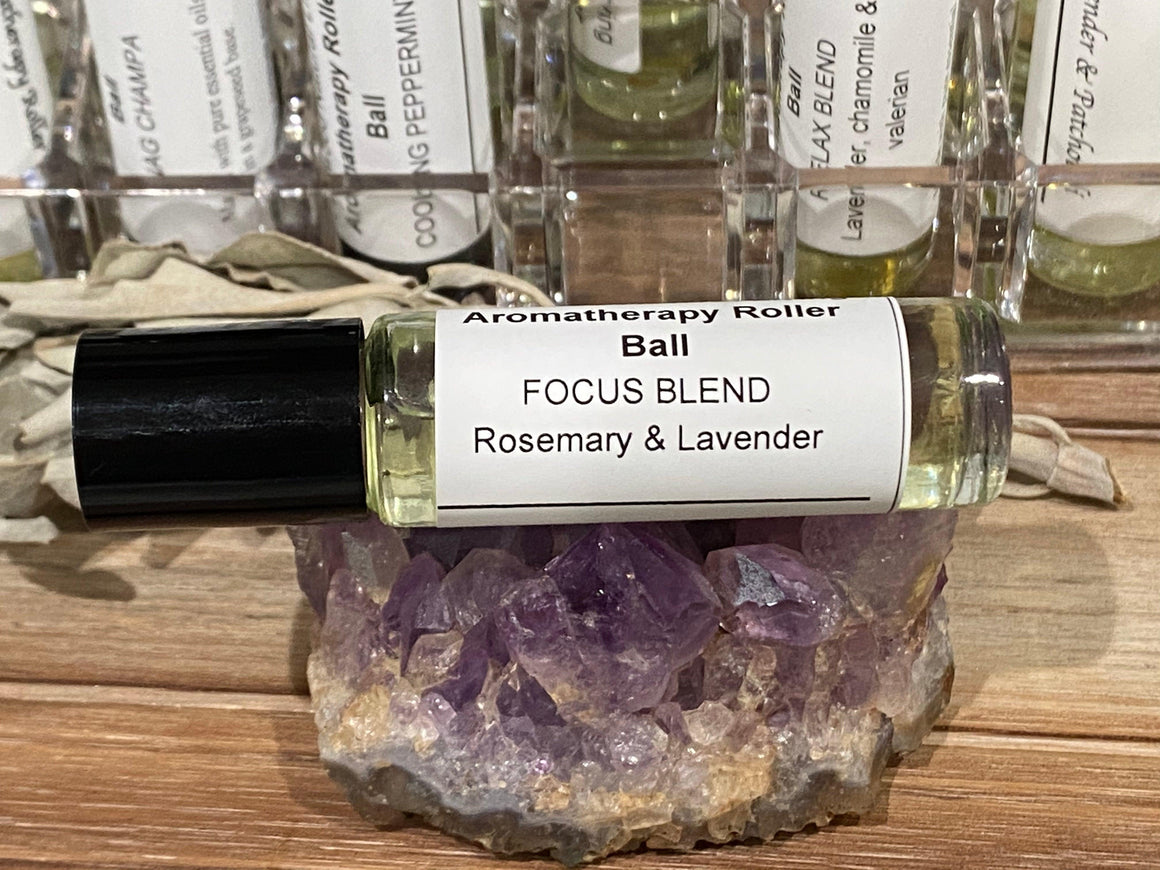 Aromatherapy Rollerball - Focus - Oakwood Natural Living