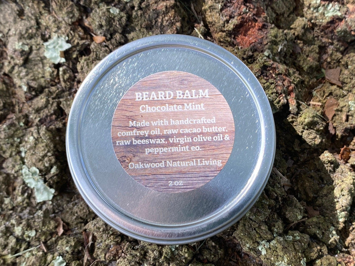 Beard Balm "Chocolate Mint" - Oakwood Natural Living
