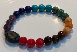 Aromatherapy Healing Stone Bracelet  CHAKRA