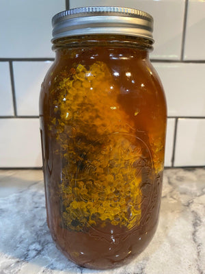 Raw Honey - Specialty Honeycomb Ambrosia Pollen - Oakwood Natural Living