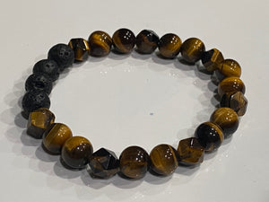 Aromatherapy Healing Stone Bracelet - Tigers Eye