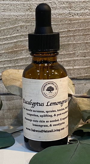 Eucalyptus Lemongrass Muscle Rub Oil