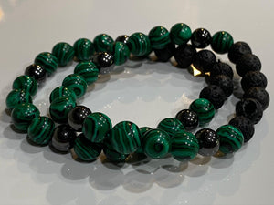 Aromatherapy Healing Stone Bracelet  PROTECTION - Oakwood Natural Living