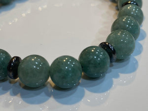 Aromatherapy Healing Stone Bracelet BURMA JADE - Oakwood Natural Living