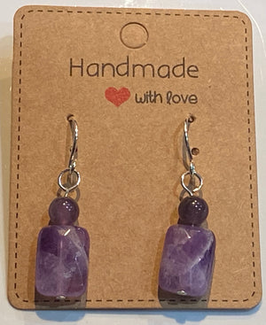 Semi Precious Stone Earrings