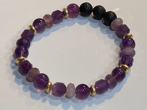 Aromatherapy Healing Stone Bracelet Collection