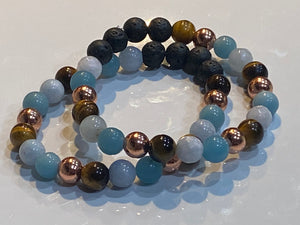 Aromatherapy Healing Stone Bracelet  TOLERANCE