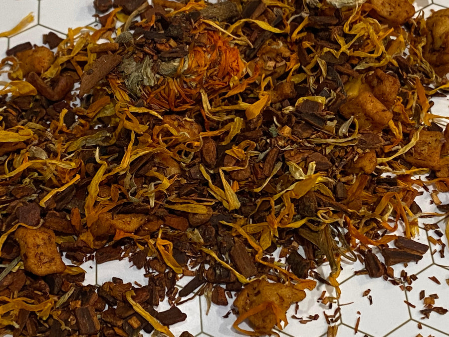Herbal Tea - Apple Pie Holiday Herb Tea Blend - Oakwood Natural Living