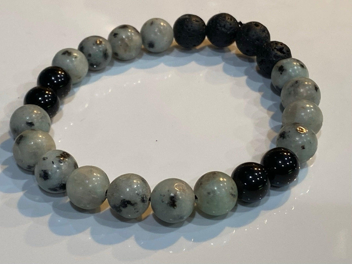 Aromatherapy Healing Stone Bracelet  - Lotus Jasper - Oakwood Natural Living