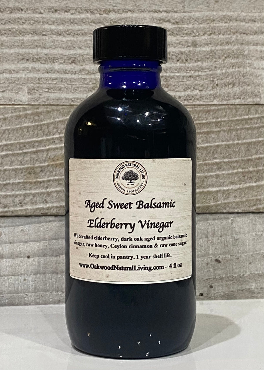 Sweet Balsamic Elderberry Vinegar