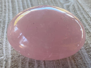 Rose Quartz Palm Stone - Oakwood Natural Living