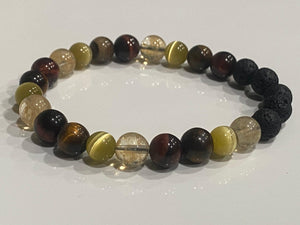Aromatherapy Healing Stone Bracelet  FOCUS - Oakwood Natural Living