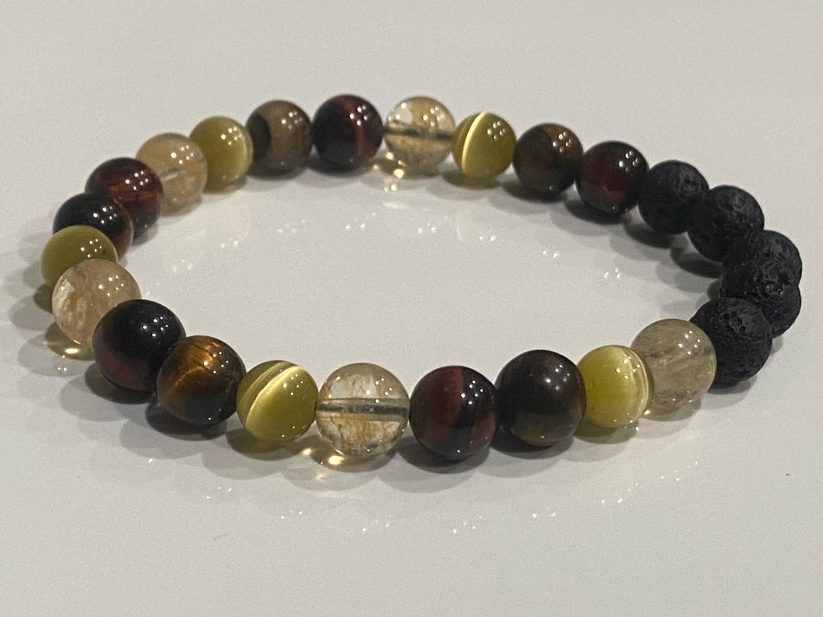 Aromatherapy Healing Stone Bracelet  FOCUS - Oakwood Natural Living