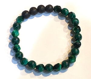 Aromatherapy Healing Stone Bracelet  PROTECTION