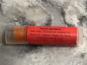 Lip Balm - HOT LIPS  - Cayenne Pepper - Oakwood Natural Living