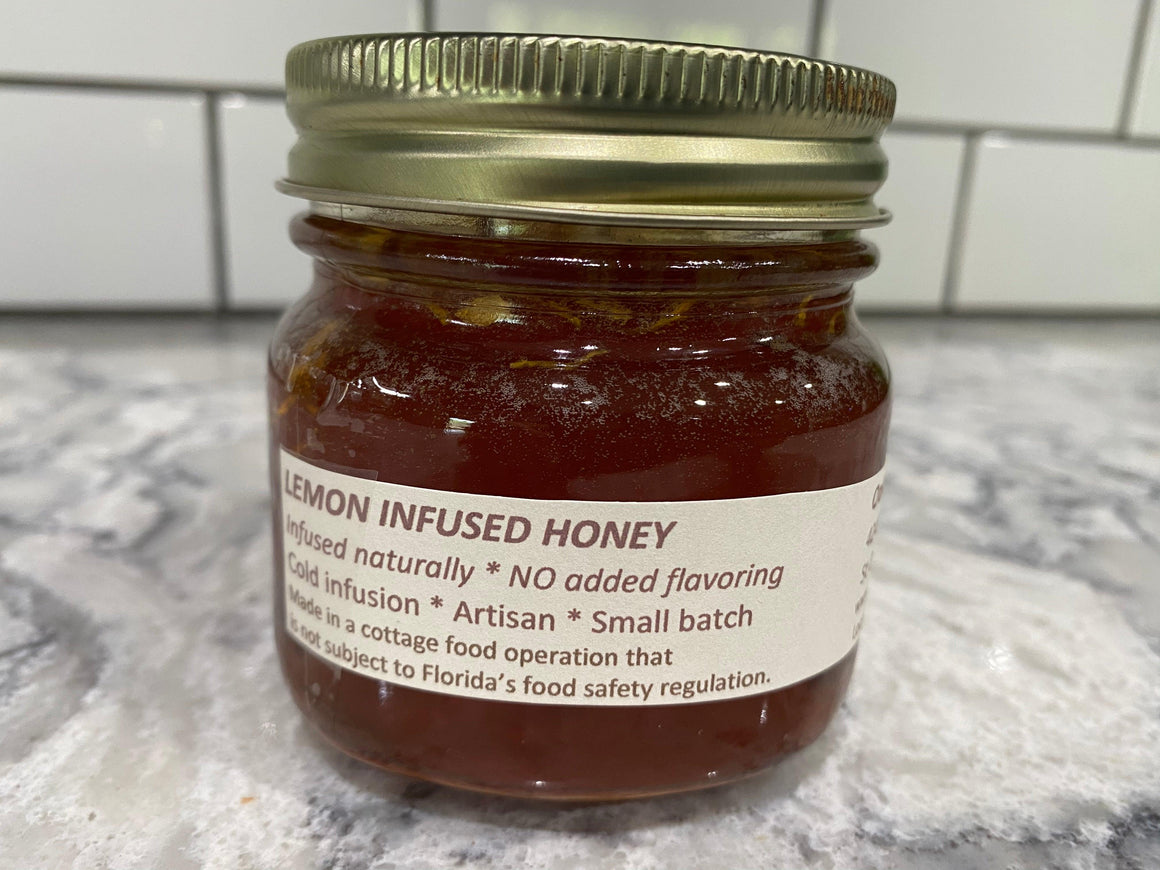 Raw Honey -  Lemon - - Oakwood Natural Living