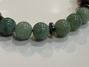 Aromatherapy Healing Stone Bracelet BURMA JADE - Oakwood Natural Living