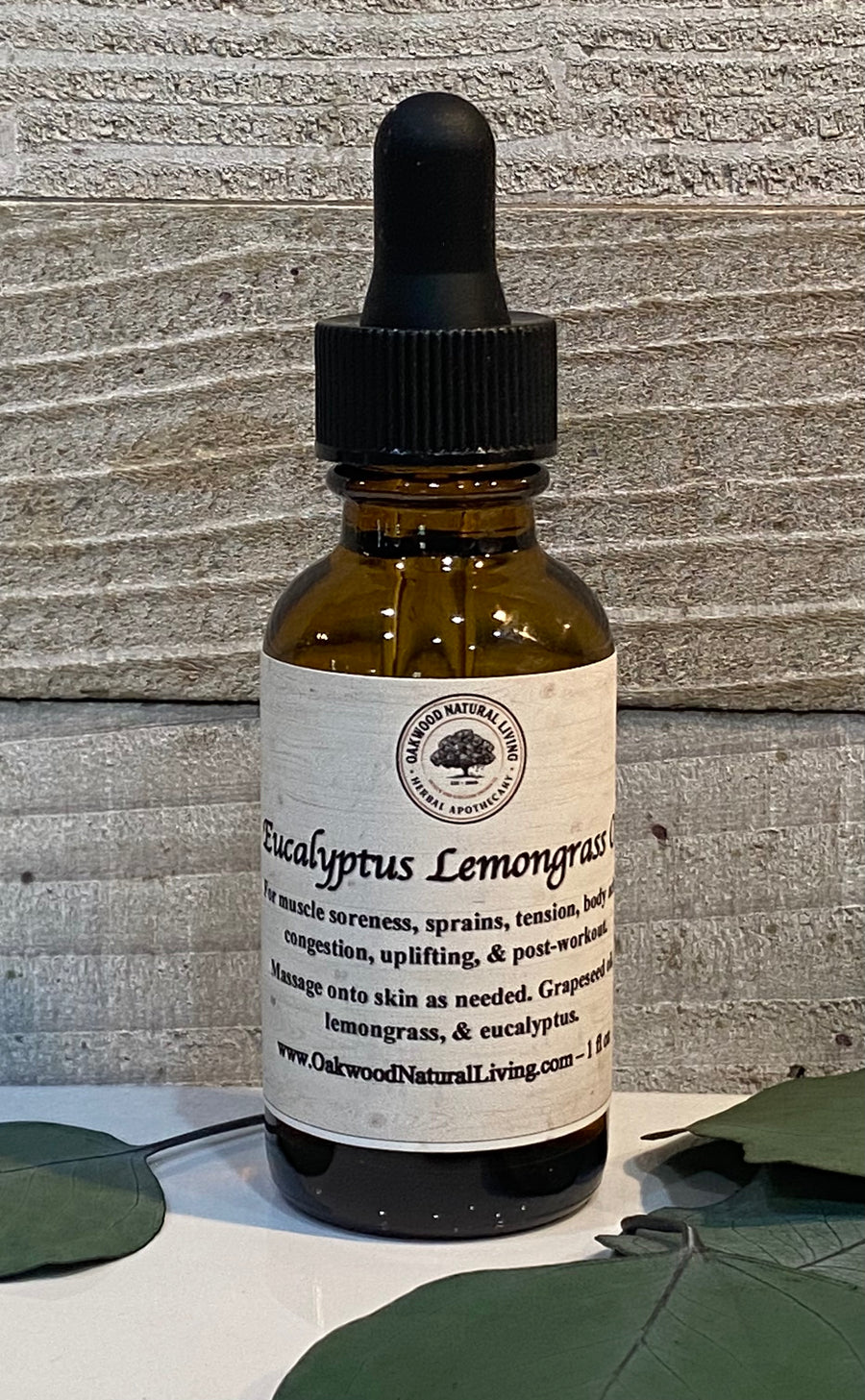 Eucalyptus Lemongrass Muscle Rub Oil
