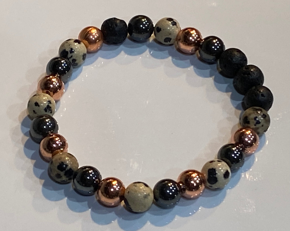 Aromatherapy Healing Stone Bracelet  STABILIZE