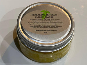 Sugar Face and Body Scrub Florida Orange - Oakwood Natural Living