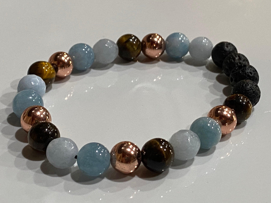 Aromatherapy Healing Stone Bracelet  TOLERANCE - Oakwood Natural Living