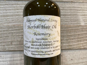 Rosemary Herbal Hair Oil - Oakwood Natural Living